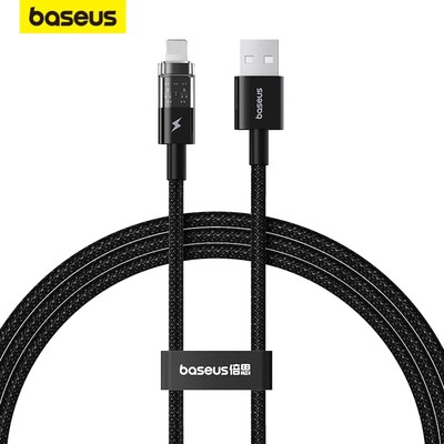 Cáp sạc và truyền dữ liệu Baseus Gem USB-C sang  iP 2.4A  Dây cáp sạc nhanh Phone 11 12 13 14 Sạc nhanh độ dài 1m 2m
