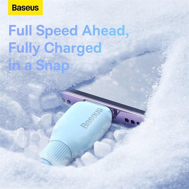 Dây cáp sạc nhanh BASEUS Pudding Series 2.4A thích hợp | BigBuy360 - bigbuy360.vn