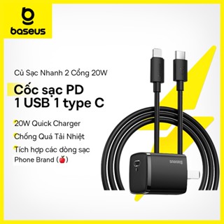 Củ sạc nhanh Baseus PD 20W dành cho các dòng Iphone 12/13/14