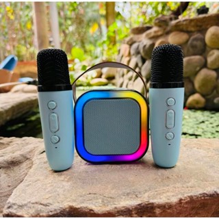 Loa bluetooth K12 Không Dây mini Kèm 2 Micro, Thiết Kế Nhỏ Gọn Tiện Dụng, Có Thể Thay Đổi Giọng, Dễ Sử Dụng