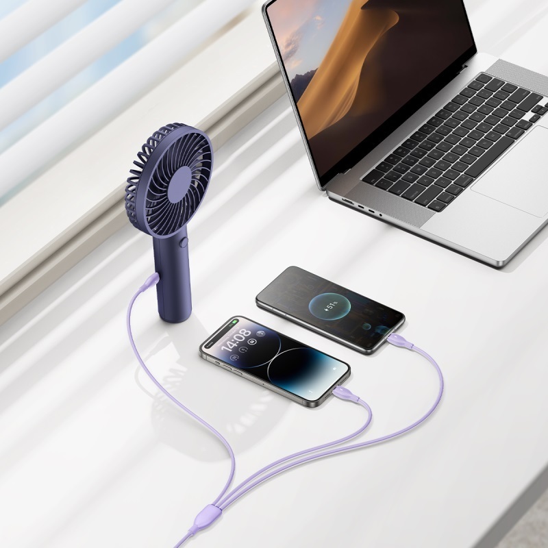 Cáp sạc nhanh và truyền dữ liệu Baseus 3.5A - 3 trong 1 USB-A sang Micro + Ligh + Type-C, chống đứt gãy, sạc an toàn | BigBuy360 - bigbuy360.vn