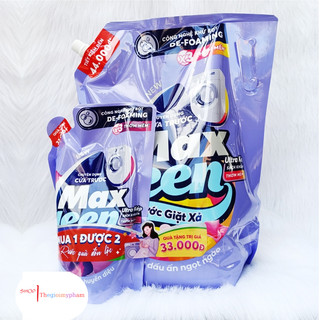 [Kèm Tặng]Túi 3.8Kg Nước Giặt Xả MaxKleen Hoặc 3.6Kg Hương Nước Hoa
