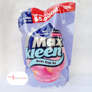 [Kèm Tặng]Túi 3.8Kg Nước Giặt Xả MaxKleen Hoặc 3.6Kg Hương Nước Hoa