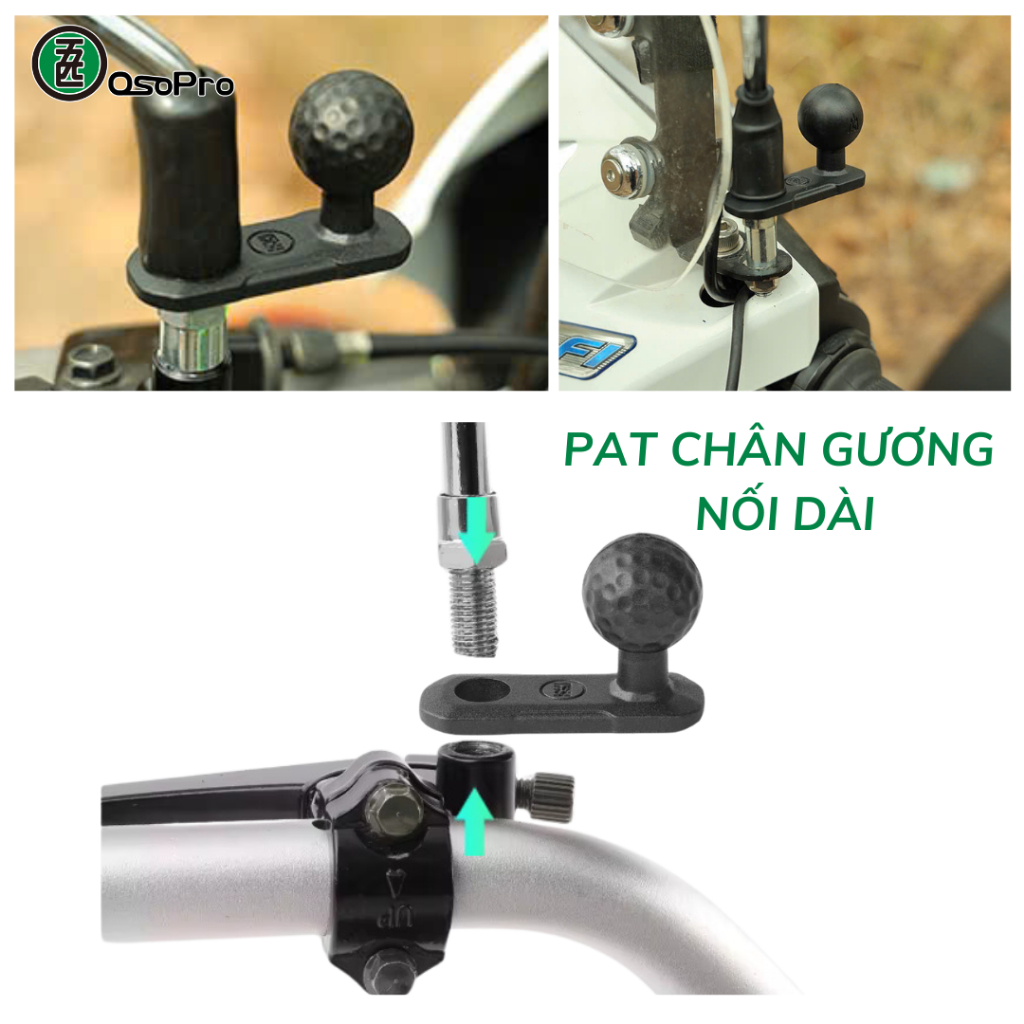 Pát chân gương nối dài OSOPRO chính hãng
