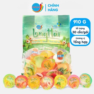 Thạch Rau Câu Long Hải Hương Vị Tổng Hợp Trọng Lượng 910 G Túi Kqx