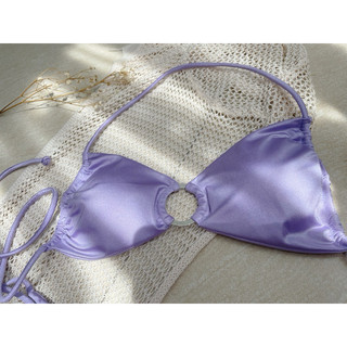 LILLY Swimwear Lilly bikini 2 mảnh basic khoen tím sim
