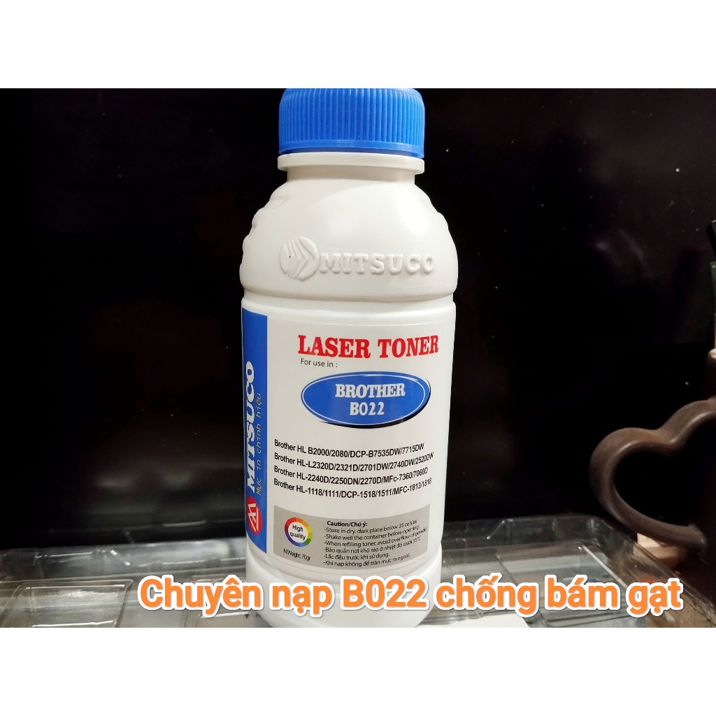 Chai mực nạp brother TN 2385 cụm ống mực B022 B027 2321d 2361 2366 2520 B2000 2080 B7535DW