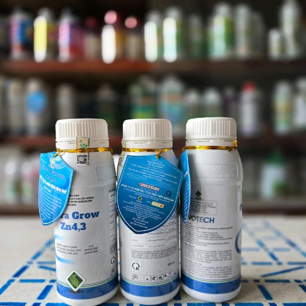 PHÂN BÓN LÁ CITRA GROW KẼM NHẬP KHẨU THỖ NHĨ KỲ CHAI 500ML