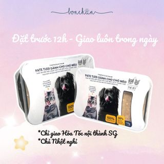   Order  Pate tươi The Pet cho chó mèo mọi lứa tuổi hộp 1kg Bốn Chân Pet Shop 