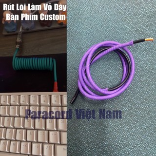(Cuộn 2,5m) Dây paracord 9 lõi 4mm tròn