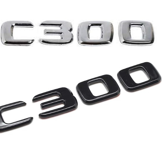 Tem Logo Chữ C300 Dán Đuôi Xe Ô Tô Mercedes