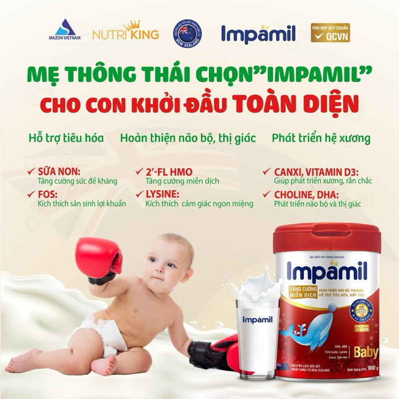 sữa impal gold grow