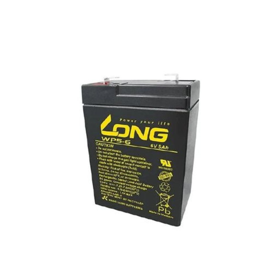 Ắc Quy LONG WP5-6 6V-5AH Bình ắc quy khô 6V cho xe điện trẻ em ,đèn khẩn cấp,quạt sạc