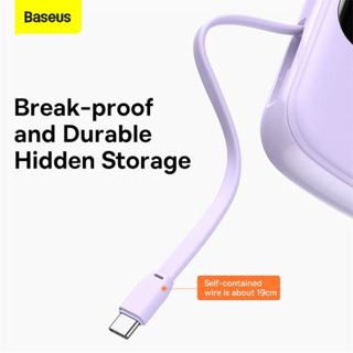 Sạc Dự Phòng Baseus 20000mAh PD 20W Kèm Dây Có Màn Hình LED giúp Sạc Nhanh Cho Điện Thoại