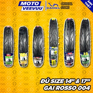 [MTVV] Vỏ lốp xe máy CAMEL 004 Gai Rosso đủ size 50 60 70 80 90 100 17 14<END>