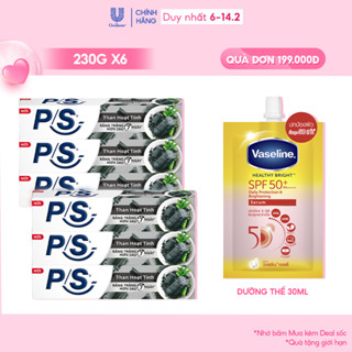Bộ 6 Kem đánh răng P/S Răng Trắng Hơn Sau 7 Ngày 230g/hộp
