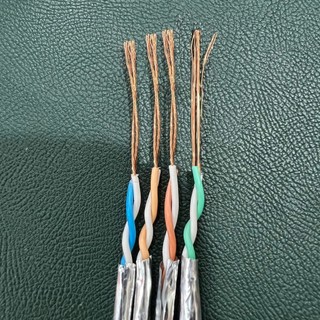 100M - Cáp mạng Cat7 S/FTP Ancomteck chống nhiễu 3 lớp lõi lụa chuẩn đồng 100%.