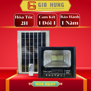 [ RẺ VÔ ĐỊCH ] Đèn Năng Lượng Mặt Trời 1500W – Tấm Năng Lượng Thế Hệ Mới, Không Tốn Điện, BH 2 Năm