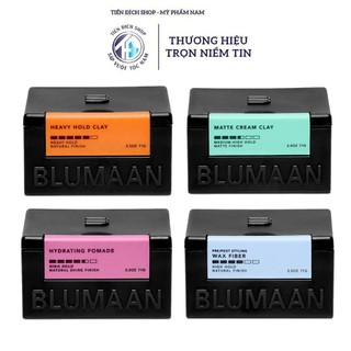  2025 | Sáp vuốt tóc BluMaan Heavy Hold Clay | Matte Cream Clay | Wax Fiber | Hydrating Pomade 71ml 