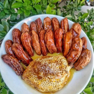 CHUỐI SẤY MẬT ONG 500GR (Hình thật)