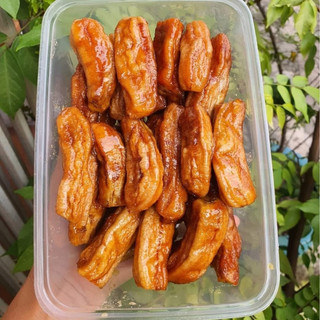 CHUỐI SẤY MẬT ONG 500GR (Hình thật)