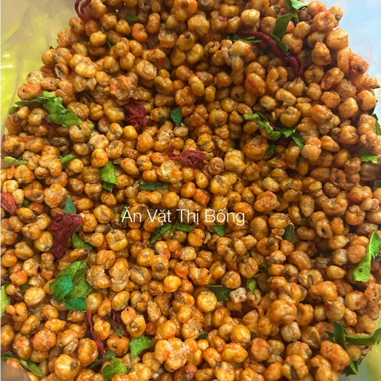 1KG Ngô Cay Khô Bò Lá Chanh, Snack Bắp Sấy Khô Bò, Thịt Bò Khô Bắp Chiên Giòn