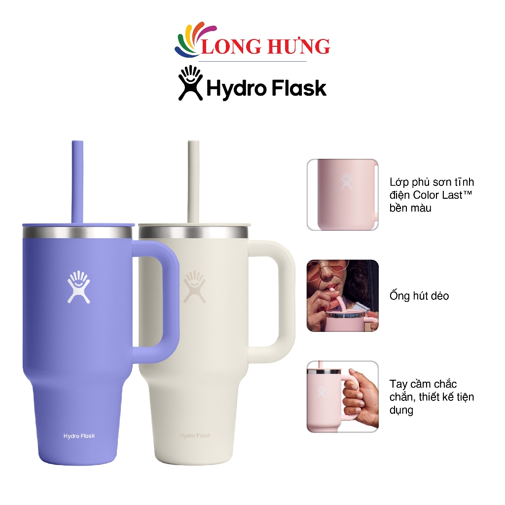 Ly nước giữ lạnh Hydro Flask Around Travel Tumbler 32 OZ/946ml - Hàng chính hãng