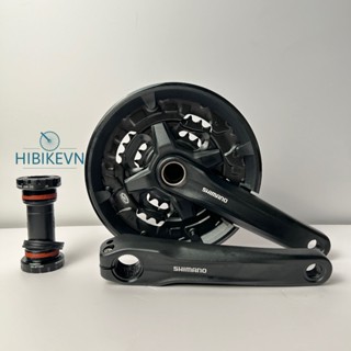 GIÒ DĨA XE ĐẠP SHIMANO CỐT RỖNG MT210 44-30-22T KÈM BB – 170MM BỘ ĐÙI ĐĨA SHIMANO CRANKSET MT210