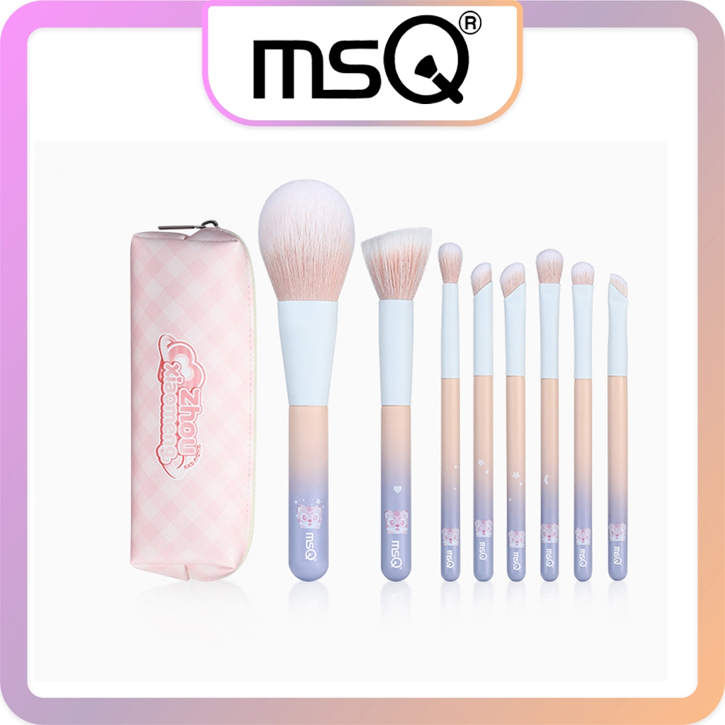 Bộ Cọ Makeup MSQ Zhou Xiaomeng Makeup Brush Set 8 Cây