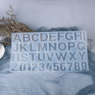 Khuôn silicon bảng chữ cái. Bộ 26 chữ và 10 số làm đồ handmade, kẹo handmade, trang trí bánh sinh nhật