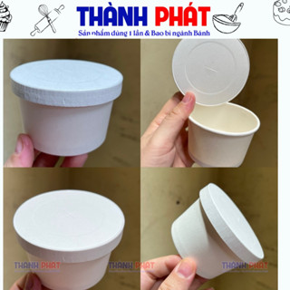 50 Ly giấy tàu hủ singapore 150ml đựng kem - ly đựng tàu hủ singapore - tàu hủ tươi 150ml