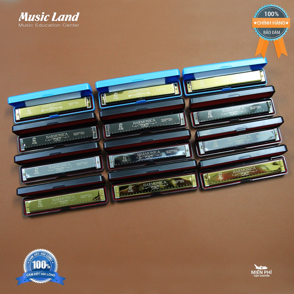 Kèn Harmonica HT-24C – Chính Hãng