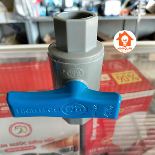 Van cầu nhựa PVC, Van khóa nước Bình Minh phi 21, 27, 34mm