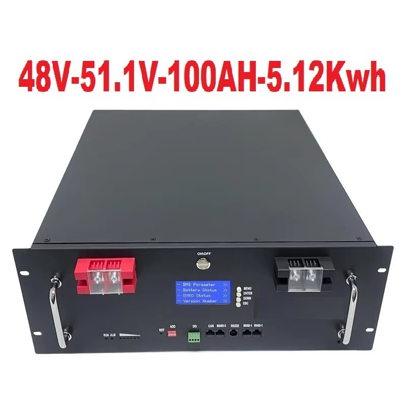 Pin lưu trữ Lithium Thương hiệu SOYER TECH model V-LFP51.2-100, 51.2V-100Ah-5.12Kwh