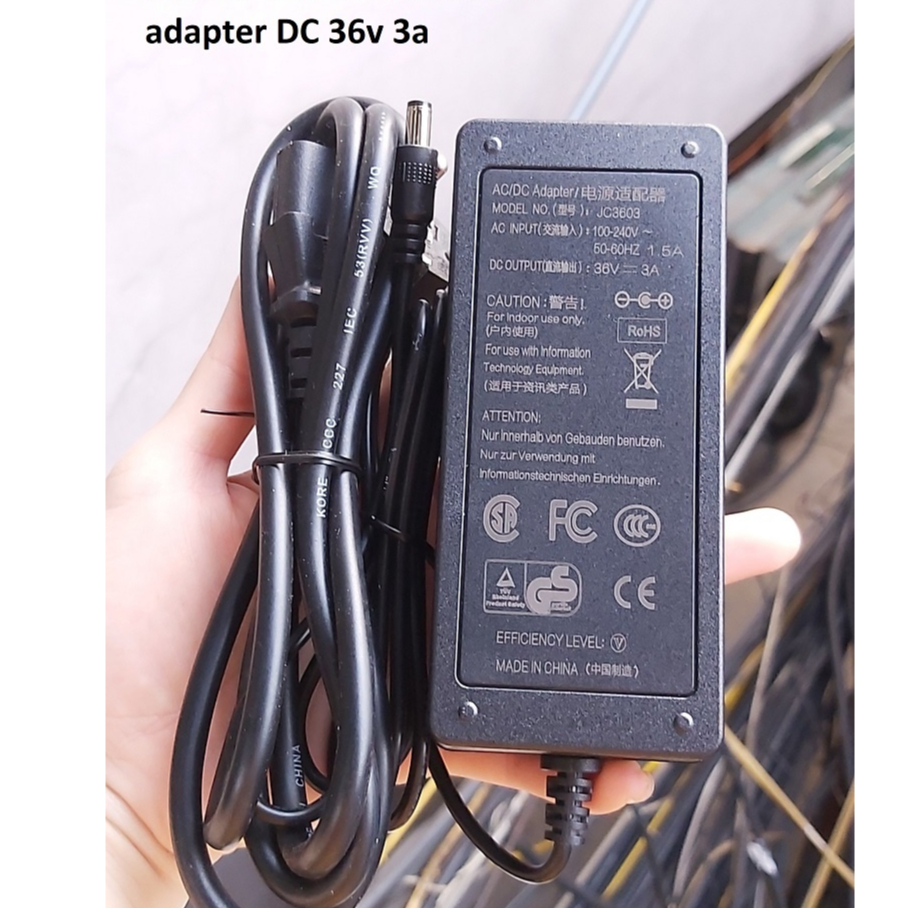 BỘ ADAPTER 36V 3A loại tốt