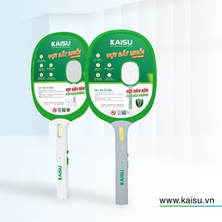 Vợt bắt muỗi KAISU, Pin Lithium cao cấp bao hành 12 tháng