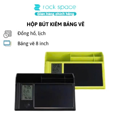 Hộp đựng bút cao cấp Manigo P01001 kèm bảng vẽ tự xóa đồng hồ xem giờ tiện dụng cho bé yêu học tập
