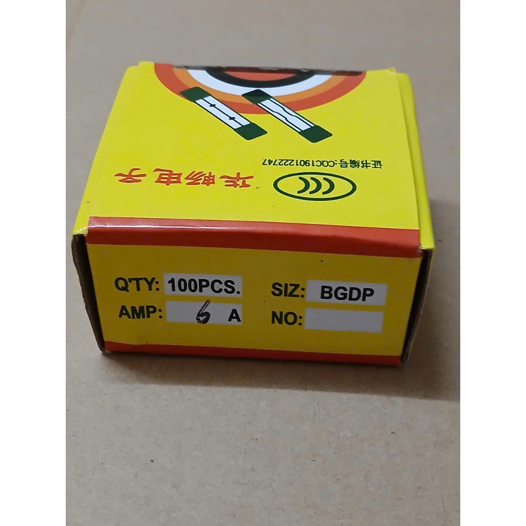 Cầu Chì 6A 250V 6x30mm (Hộp 100 chiếc)