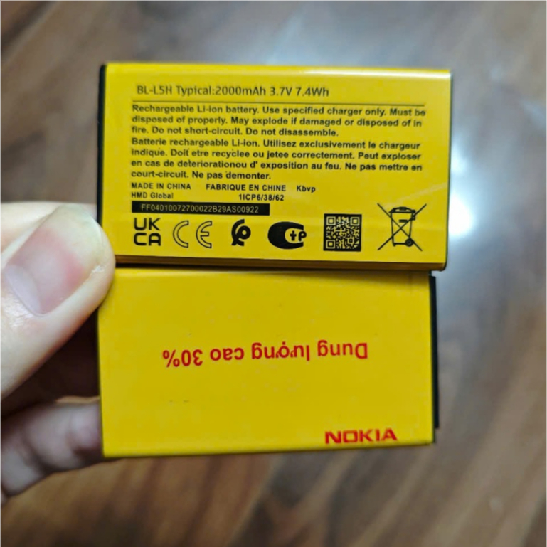 Pin nokia BL-L5H cho nokia 110 pro, nokia 105 pro, 215,… dung lượng 2000mah