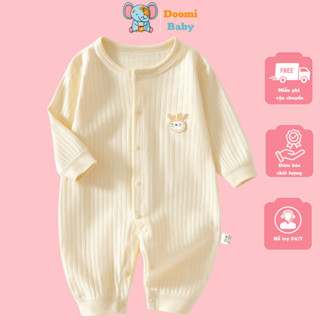 Bộ Body Dài Tay Cho Bé Mềm MỊn Thoáng Khí Họa Tiết Siêu Xinh Doomi Baby - HT692