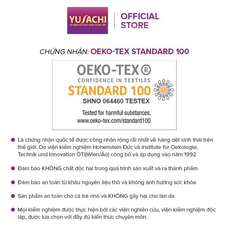 Bông tẩy trang chất lượng Nhật Bản Yusachi 100% cotton chứng nhận Oeko Tex | BigBuy360 - bigbuy360.vn