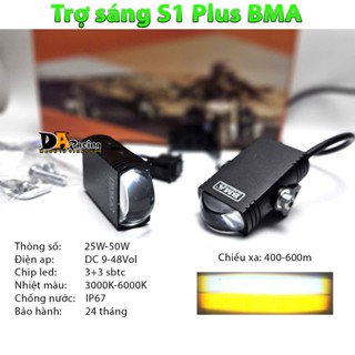 ĐÈN BI MINI SIÊU MỎNG S1 PLUS CHÍNH HÃNG BMA BMU MT MỚI RA 2025