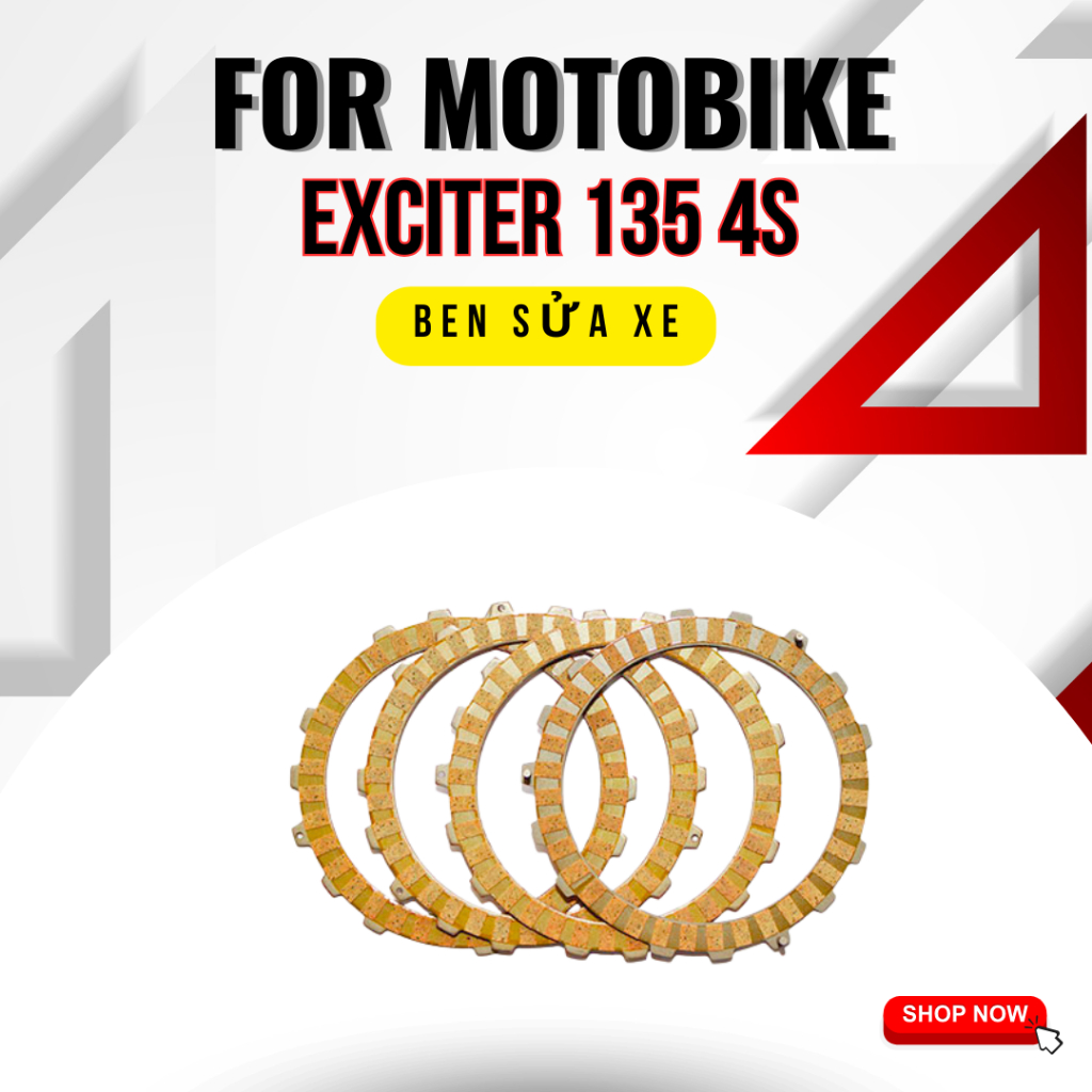 Lá côn Exciter 135 4 số Lá bố nồi EX 135