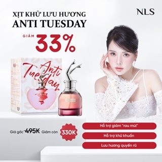  Xịt ngăn mùi ANTI TUESDAY NLS lưu hương quyến rũ 30ml Hiền Lê 