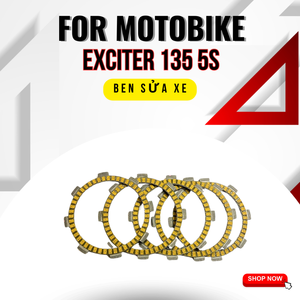 Lá côn Exciter 135 5 số Lá bố nồi Ex 135