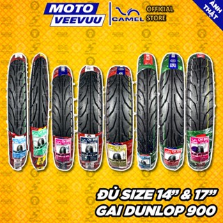 [MTVV] Vỏ lốp xe máy CAMEL 900 Gai Dunlop đủ size 45 50 60 70 80 90 100 17 14 TL<END>