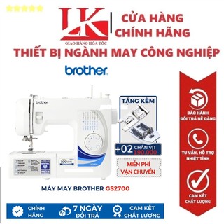 Máy may gia đình Brother GS2700 Hàng Chính Hãng-hàng mới 100%, chính hãng bảo hành tại các cửa hàng của brother