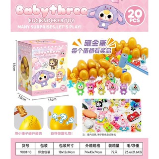 Đập Trứng Baby Three 20 box blinxbox kuromi labubu capybara tạo bất ngờ cho bé anhdochoi