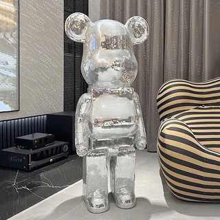 Bearbrick Gấu size to 50cm - 80cm blig blig lấp lánh , trang trí decor sang chảnh Minmindecor