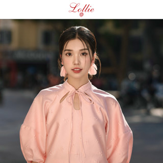 Áo dài Tết Đào Đào kèm quần lụa cạp chun Tết Màu Mơ TKA416 chất liệu Tafta Gấm áo dài thiết kế cao cấp 2025